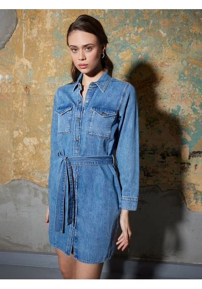 LOFT Regular Fit Kadın Elbise Lf2032641 Q1.v1 Denim