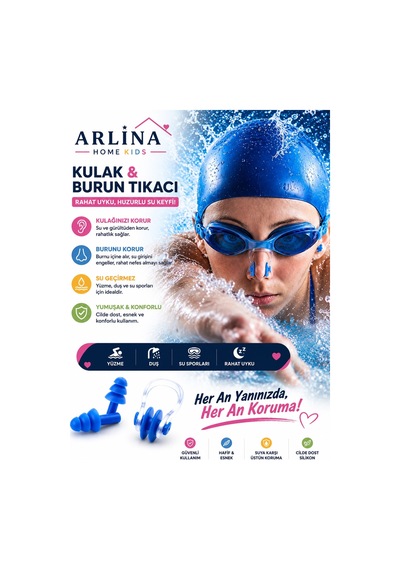 2'li Kulak & Burun Tıkacı