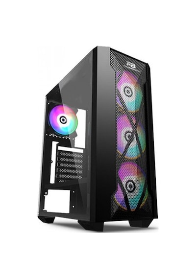 Powerboost Vk-P1900B 500W Usb 3.0 Atx Mesh Panel Fixed Rainbow Fa