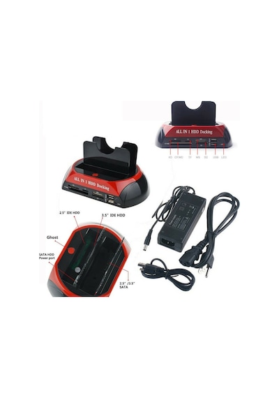 2.5-3.5 İnç Usb Ide Sata Esata Hdd Harddisk Dock Laptop Pc Ddc100