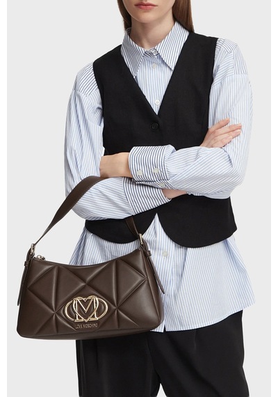 Love Moschino Kapitoneli Ayarlanabilir Askılı Çanta Bayan Çanta Jc4032pp1plc0300 Kahve