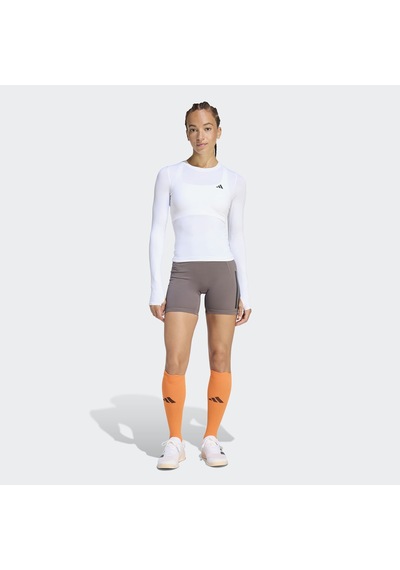 Adidas Optime Workout 3stripes Kadın Kahverengi Antrenman Taytı Jz1099 Gri