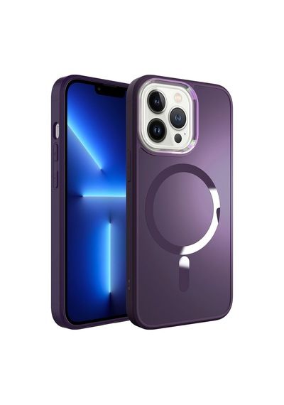 Apple Uyumlu iPhone  13 Pro Max Kılıf Magsafe Wireless Şarj Özellikli Zore Stil Kapak