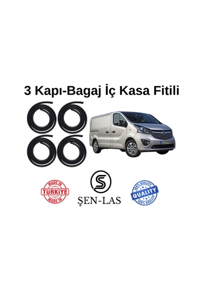 Opel Vivaro Panelvan 2014-2019 Şen-las 3 Kapı + Bagaj Fitili Şl39008