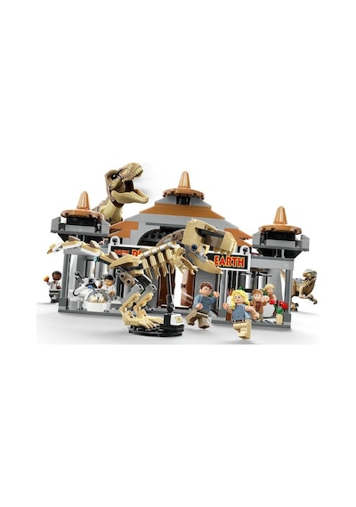 LEGO 76961 Jurassic World Ziyaretçi Merkezi: T. Rex Ve Raptor Saldırısı 693 Parça