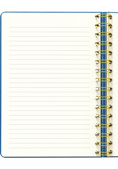 Melimelek Çizgili Defter Mavi Bez Ciltli - Ceyda Düvenci Mavi