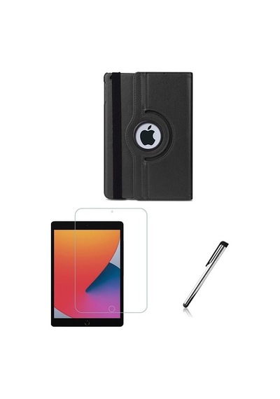 Apple Uyumlu iPad, 7.Nesil Dönerli Tablet Kılıfı + Ekran Koruyucu +Tablet Kalem