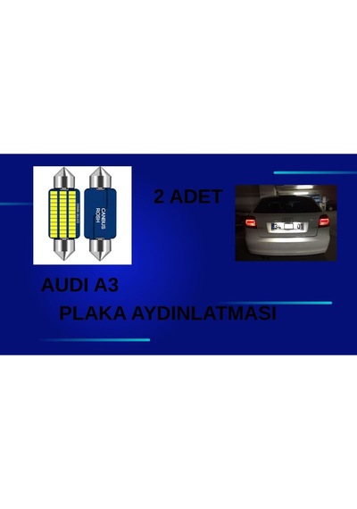 Audı A3 Plaka Aydınlatması Led