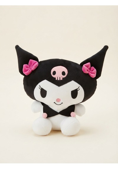 Peluş Kuromi -30cm -siyah Siyah-beyaz