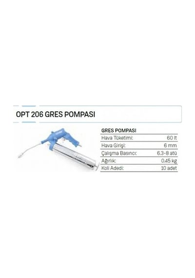 Osaka Opt206 Havalı Gres Pompası N11.4209