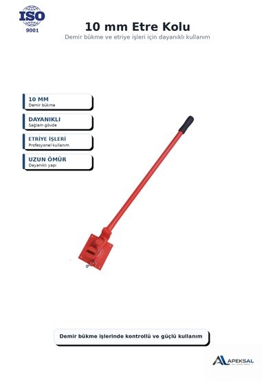10 Mm Etre Kolu Demir Bükme Aleti