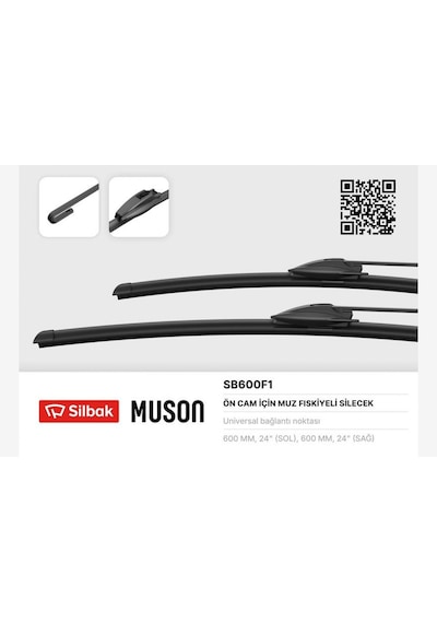 Silecek - 601 - Süpürgesi 600mm Muz Tipi - Kmrsfres - Fiskiyelı Daıly-ınterstar-movano-mascott-master