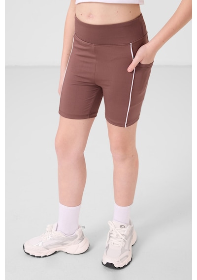Tommylife Kahverengi Esnek Standart Fit Basic Performans Kız Çocuk Tayt - 75189 Kahverengi