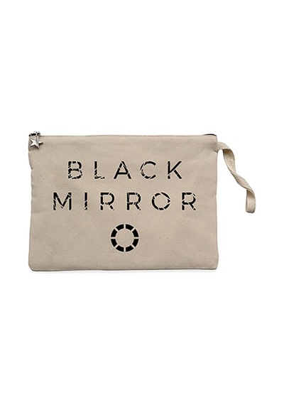 Black Mirror Loading Krem Clutch Astarlı Cüzdan / El Çantası Krem