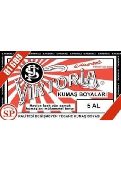 5 Al Renk Kumaş Boyası Viktoria