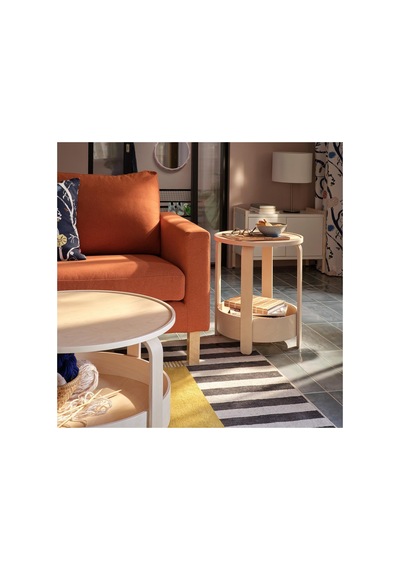 Borgeby Huş Kaplama 46 Cm Yan Sehpa - 80619880 Ikea