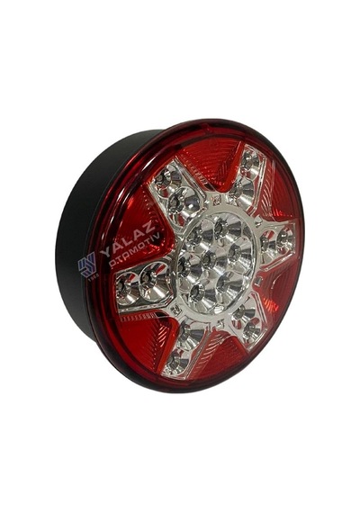 Farplas 24v Sinyal Lambası Ledli Yuvarlak Güleryüz Cobra-mıtsubıshı-otokar-temsa 111 Mm