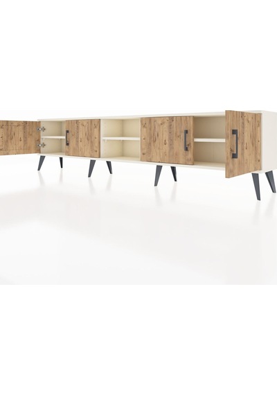 Arges Tv Ünitesi 3 Raflı 4 Kapaklı 220x30x51 Aytaşı-çam/aytaşı Atlas Çam/aytası - Aytası Arges Tv Ünitesi 3 Raflı 4 Kapaklı 220x30x51 Aytaşı-çam/aytaşı Atlas Çam/aytası - Aytası