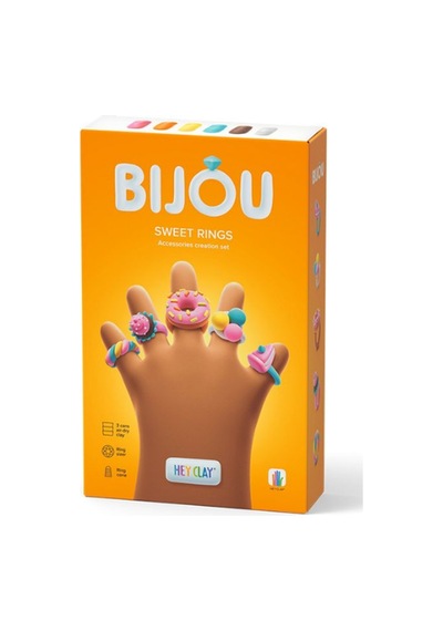 Hey Clay Yaratıcı Kil Seti - Sweet Rings