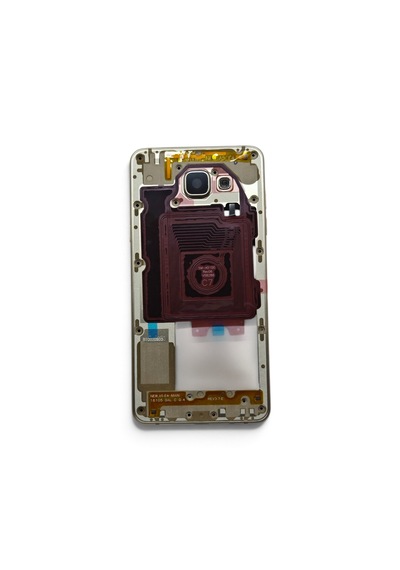 A510 Orta Kasa Galaxy A510 Uyumlu Gold Renk Orta Kasa Çerçeve + Ses Açma On Off Tuş Plastik Kamera Camı Hoparlör Gold