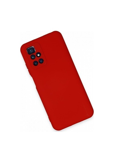 Xiaomi Redmi 10 2022 Kılıf Içi Kadife Renkli Silikon Telefon Kılıfı Col178900-kırmızı