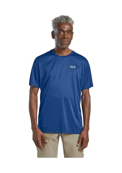 Jack Wolfskin Jack Wolfskın Tech T M Erkek Blue Orchid T-shırt A63293-c0631 Mavi