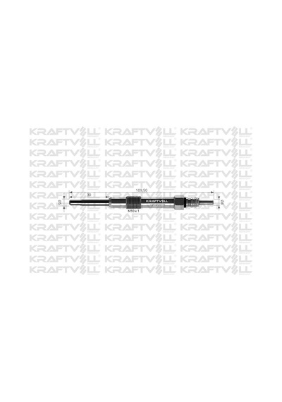 Kraftvoll Bujı Kızdırma Bujısı 11v Bravo-croma-doblo-punto-1,9d-1,9jtd AOD-KRAFTVOLL 05030087