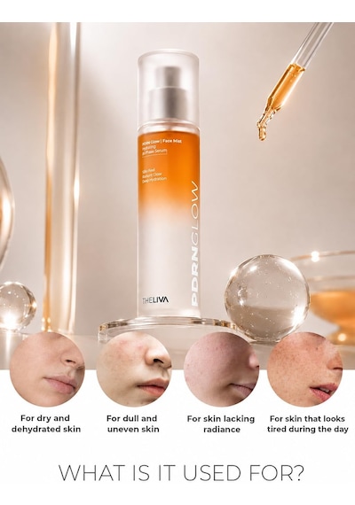 The Liva Pdrn Glow Çift Fazlı Yüz Sprey Tonik Nemlendirici & Aydınlatıcı Face Mist 120 Ml