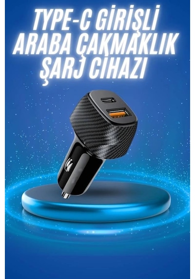 Mey İthalat 38w Oto Çakmaklık Araç Içi Şarj Cihazı Hızlı Şarj Uzun Ömürlü