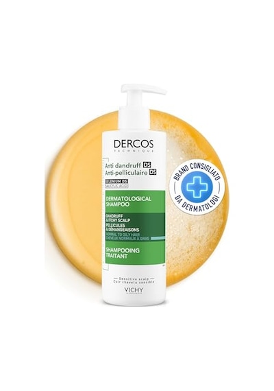 Dercos Anti Dandruff Normal Ve Yağlı Saçlar İçin Kepek Karşıtı Bakım Şampuanı 390 Ml