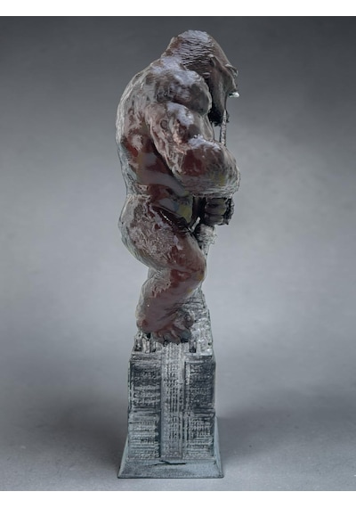 King Kong Koleksiyonluk Figür Heykel Empire State Dekoratif Biblo 15 Cm