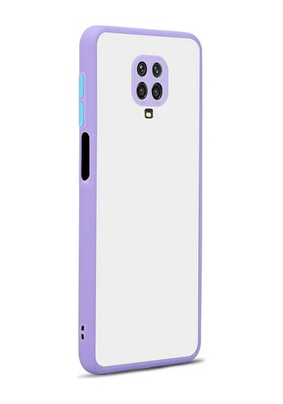 Xiaomi Redmi Note 9s Kılıf Zore Hux Kapak Lila