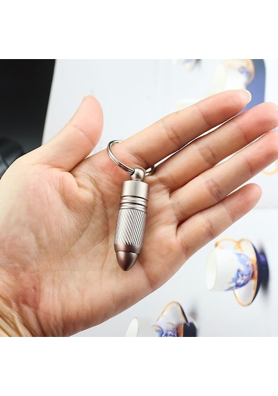 Cigarismalüminyum 8 MM Çaplı Puro Delici Anahtarlıklı Rc68slv