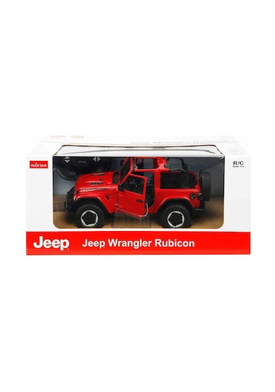 Rastar 1:14 Jeep Wrangler Rubicon Uzaktan Kumandalı Araba - Kırmızı Standart Kırmızı