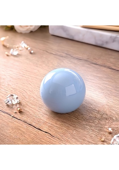 Sert Plastik Düğme Yuvarlak Top Mavi Dolap Mobilya Mutfak Dolabı Çekmece Kulbu Kulpu Kulplar