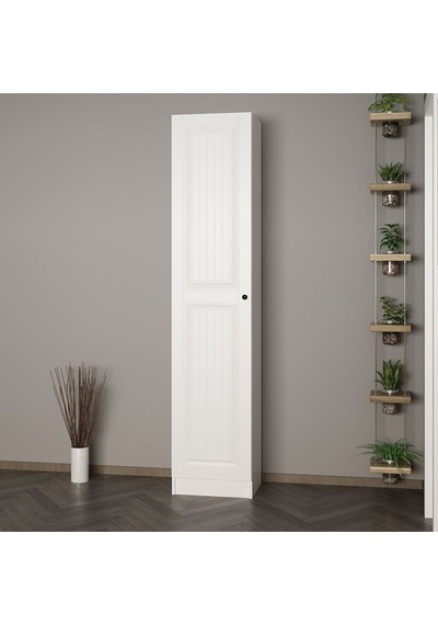 Minar Kale 210 Cm 1 Kapaklı 1b Raf Portmanto Byz Mbr İlkbahar Byz