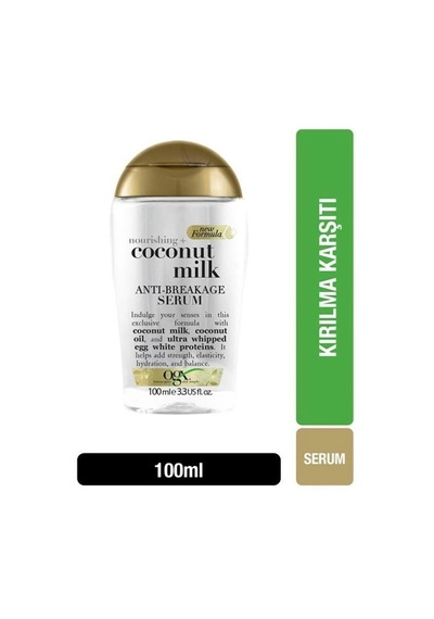 Ogx Saç Serumu Coconut Milk Hindistan Cevizi Sütü Kırılma Karşıtı 100 Ml