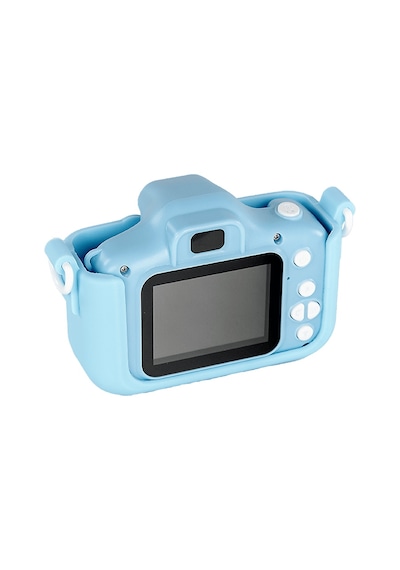 Acton Unicorne Full HD Dijital Çocuk Fotoğraf Makinesi Mavi Silikon Kılıflı