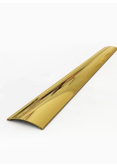 Paslanmaz Çelik Kapı Eşik Geçiş Profili 4/244 Cm Parlak Gold