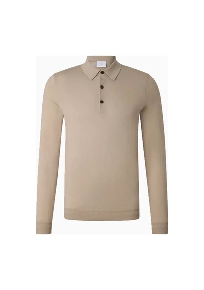 Bogner Fire&ıce Bogner Jake Yün-kaşmir Lüks Stil, Erkek Triko Polo Sweatshirt Camel