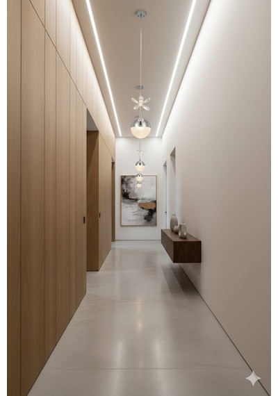 Bohem Aydınlatma Tek Top 3 Renk Modern Led Avize Beyaz/sarı/günışığı Gümüş
