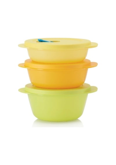 Tupperware 3'Lü Set Mikrodalga Kabı Mikro Kaplar