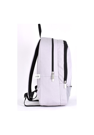 Sisley Okul Sırt Çantası Unisex Çok Gözlü Günlük Seyahat Sırt Çantası Gri