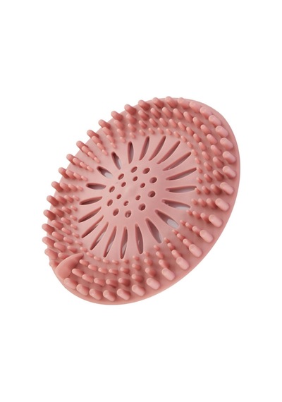Yuvarlak Lavabo Ve Küvet Süzgeci, Lavabo Tıkacı Gider Koruyucu Pembe Renk 1 Adet M-140 Silikon Diğer