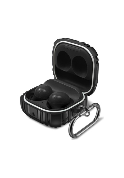 Caseonn Samsung Uyumlu Galaxy Buds 2 - Buds 2 Pro Kılıf Darbe Emici Silikon Siyah