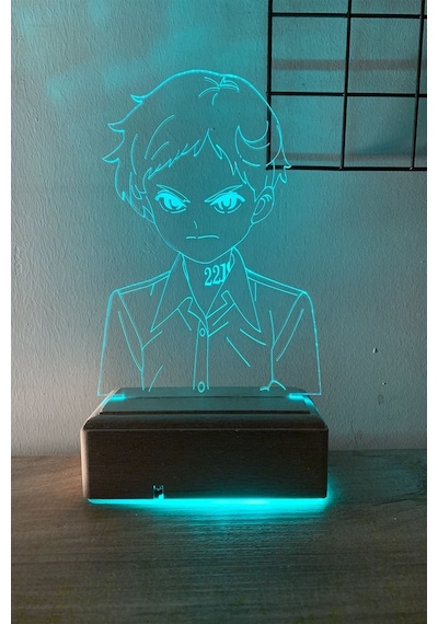 The Promised Neverland 22194 Norman 16 Renk Gece Lambası Çok Renkli