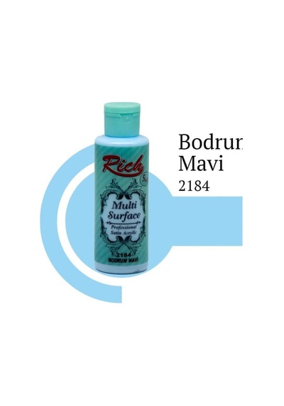 Mey İthalat Rich Multi Surface 2184 Bodrum Mavi Akrilik Boya 120 Cc
