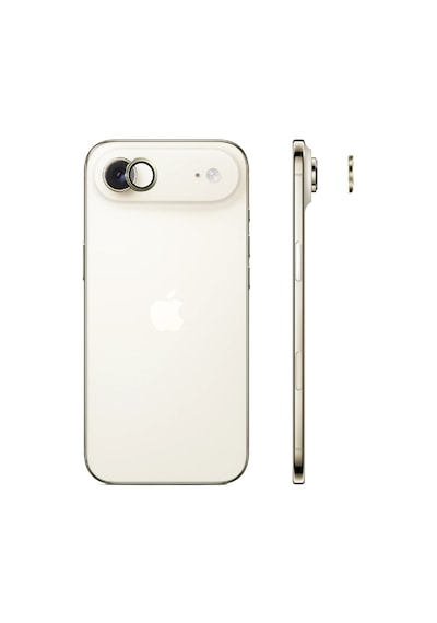 Safeus 9h+ Safir Temperli Kamera Lens Koruyucu, Apple Uyumlu iPhone 17 Air İle Uçuk Altın