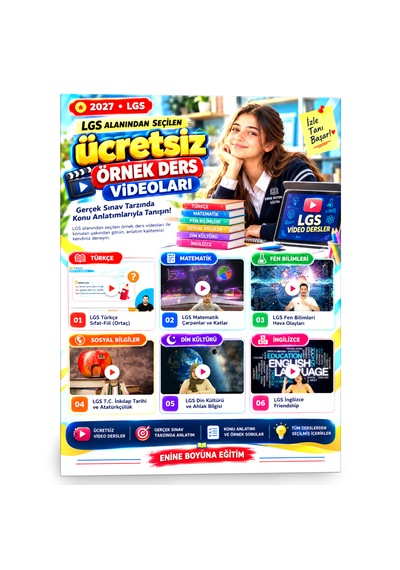 2027 Lgs Tüm Dersler Online Eğitim Seti