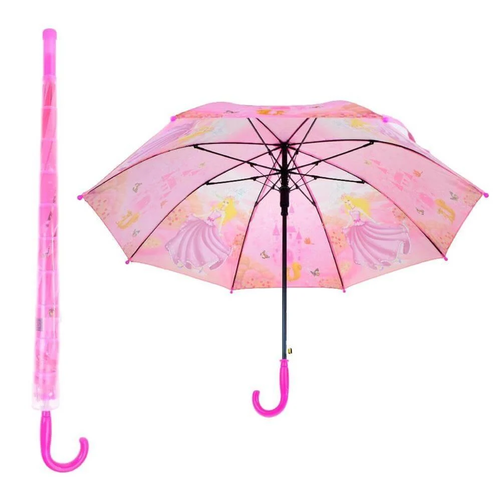 Genel Çocuk Şemsiye Bardaklı Kız Model Pratik Kullanım Beyaz - Pembe